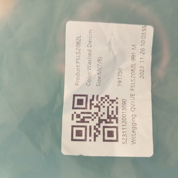 Halara Washed Denim Leggings, US M - Picture 5 of 5